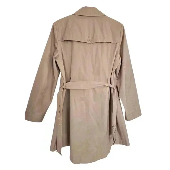 Tommy Hilfiger Women's Trench Jacket Coats, Color: Tan brown, Size Large - Picture 5 of 9